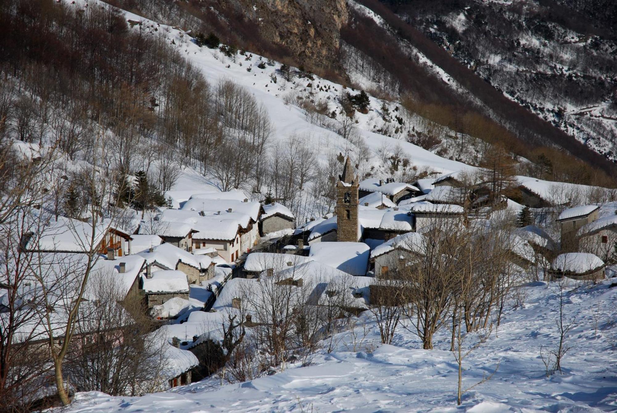 Ca Ad Me Pare Alloggio Con Terrazza Panoramica Moncenisio Eksteriør bilde