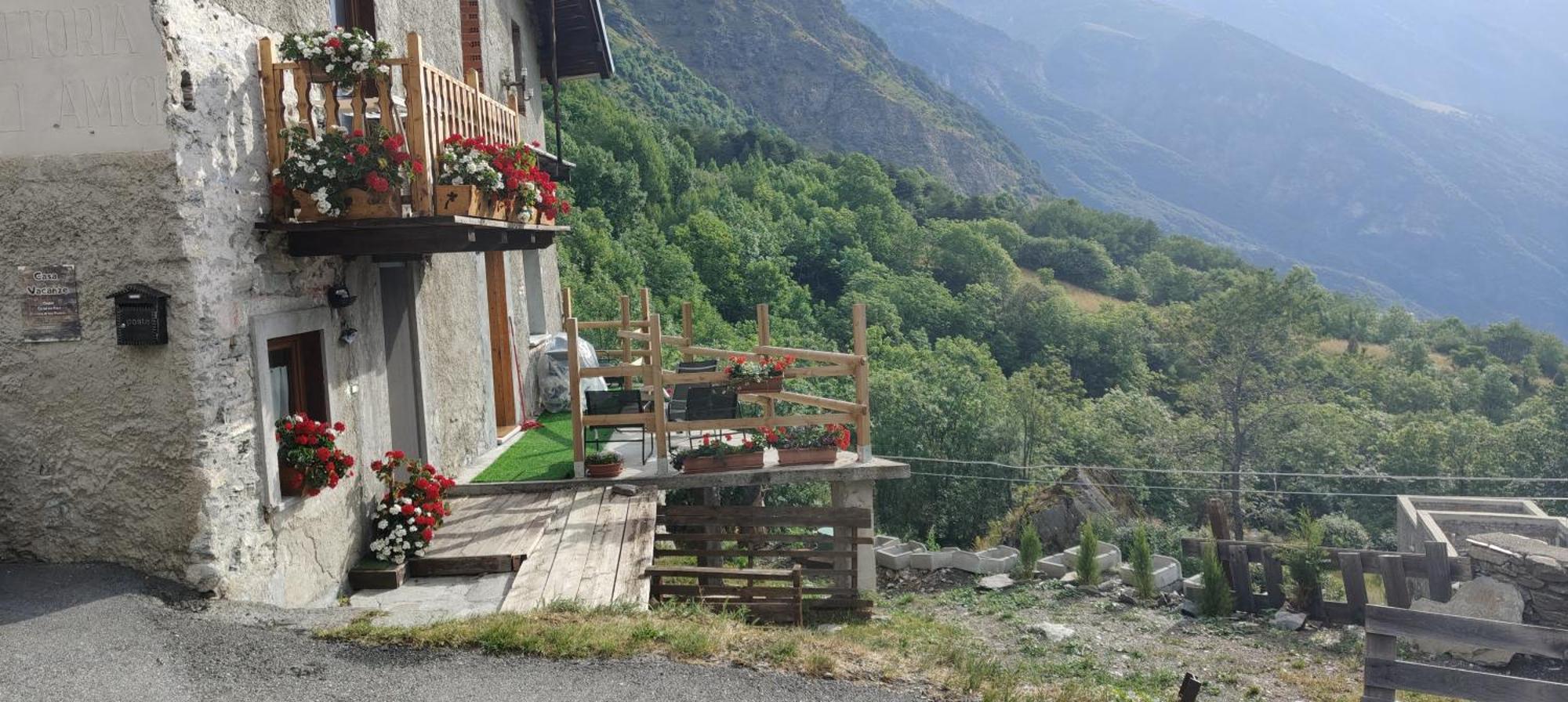 Ca Ad Me Pare Alloggio Con Terrazza Panoramica Moncenisio Eksteriør bilde
